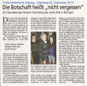 HoZoZeit 03.12.2013 Stamberg