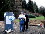 Verein Gedenkstätten KZ Bisingen 10jähriges KZ-Friedhof Bisingen 1.12.2013 Shalom Stamberg-Begrüßung