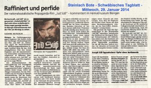 Steinlach Bote 29.01.2014