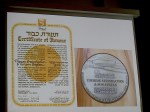 24.6.2014 Certificate of Honour - Srefan & Therese Steinbacher