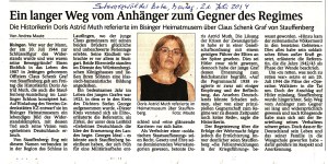 SchwaBo 21. Juli 2014 - Doris Muth