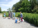 Schüler-AG Realschule Bisingen 2014 KZ-Friedhof Bisingen -7