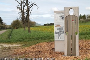Gedenkstelen in Engstlatt - 3. Mai 2015 -1
