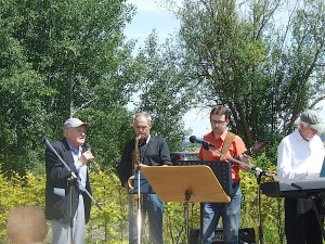 Mordechai Ciechanover, mit Voker Mall und seiner Kombo