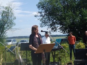 Pfarrerin Sybille Silber von der Evang. Kirchengemeinde Tailfingen