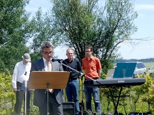 Walter Kinkelin, Vorsitzender KZ-Gedenkstätten Hailfingen-Tailfingen