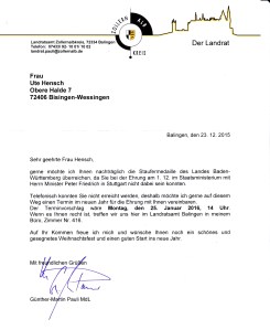 Einladung von Landrat Pauli