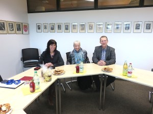Staufer-Medaille - von li nach tr Dr, J, Mayer, Uta Hentsch, Dieter Grupp 